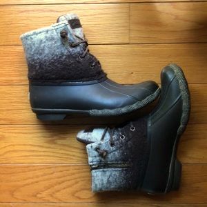 Women’s Wool Sperry Boots